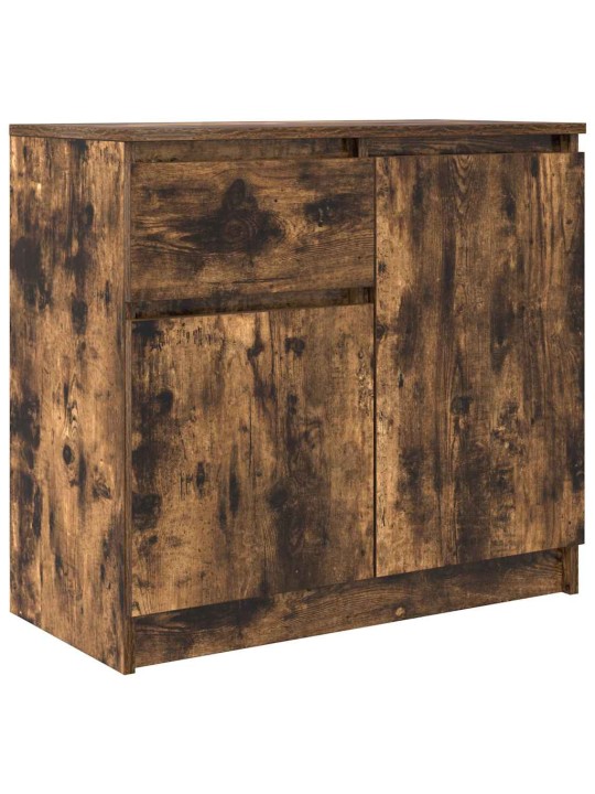 Příborník se zásuvkou kouřový dub 71x35x65 cm kompozitní dřevo