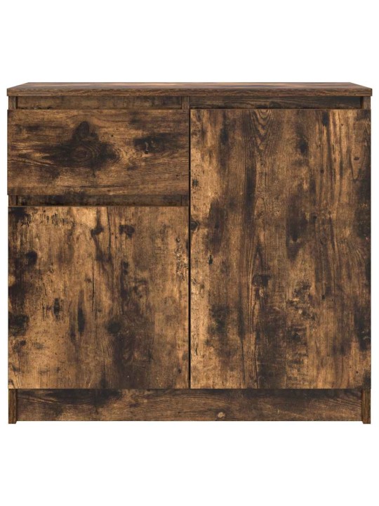 Příborník se zásuvkou kouřový dub 71x35x65 cm kompozitní dřevo