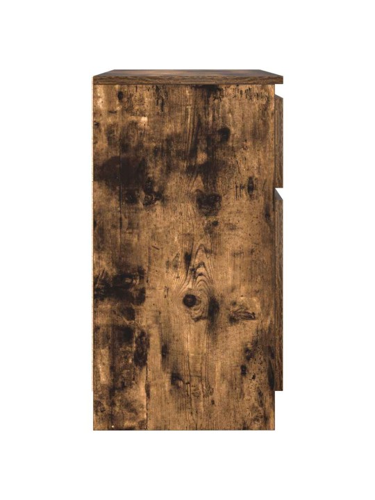Příborník se zásuvkou kouřový dub 71x35x65 cm kompozitní dřevo