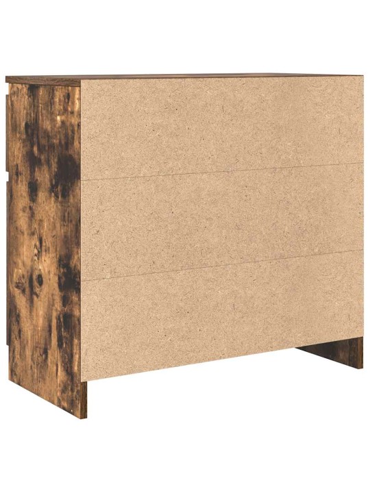 Příborník se zásuvkou kouřový dub 71x35x65 cm kompozitní dřevo