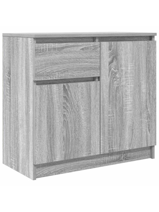 Příborník se zásuvkou šedý sonoma 71x35x65 cm kompozitní dřevo