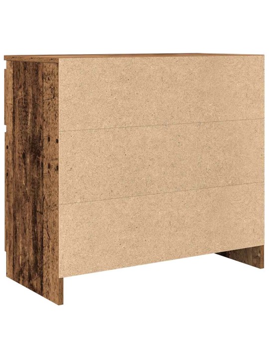 Příborník se zásuvkou staré dřevo 71x35x65 cm kompozitní dřevo
