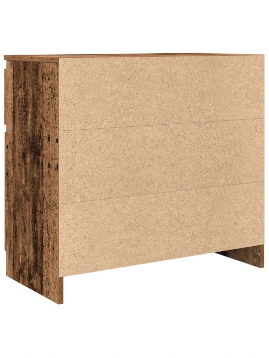 Příborník se zásuvkou staré dřevo 71x35x65 cm kompozitní dřevo