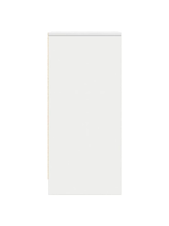 Příborník bílý 29,5x34x76 cm dřevěná konstrukce