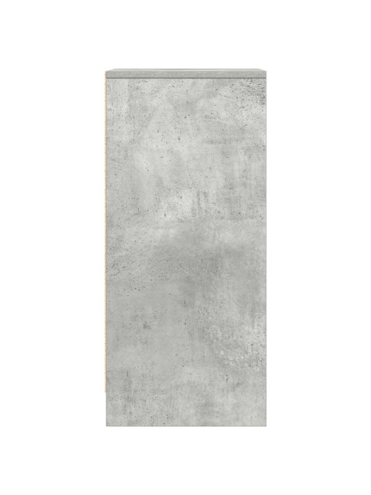 Příborník betonově šedý 29,5x34x76 cm kompozitní dřevo