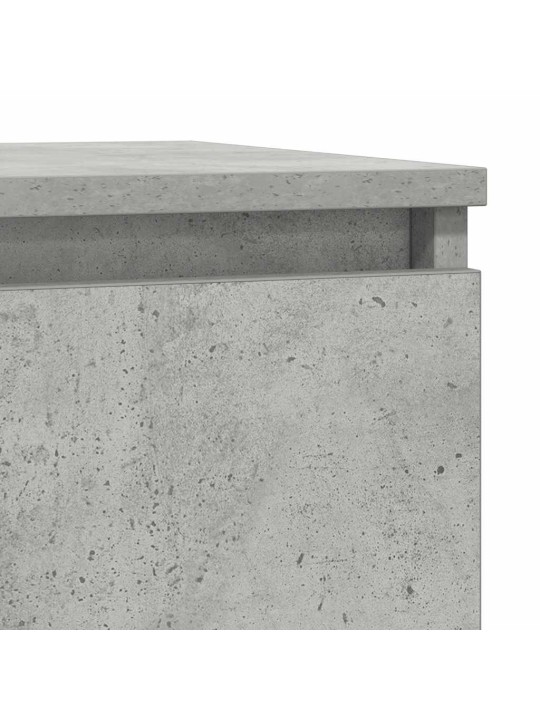Příborník betonově šedý 29,5x34x76 cm kompozitní dřevo