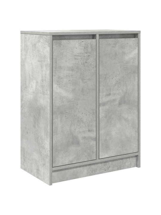 Příborník betonově šedá 57x34x76 cm dřevěné konstrukce