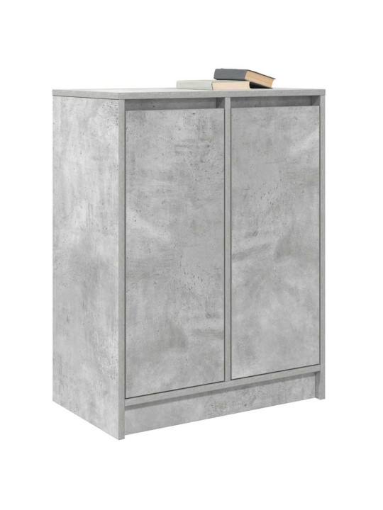 Příborník betonově šedá 57x34x76 cm dřevěné konstrukce