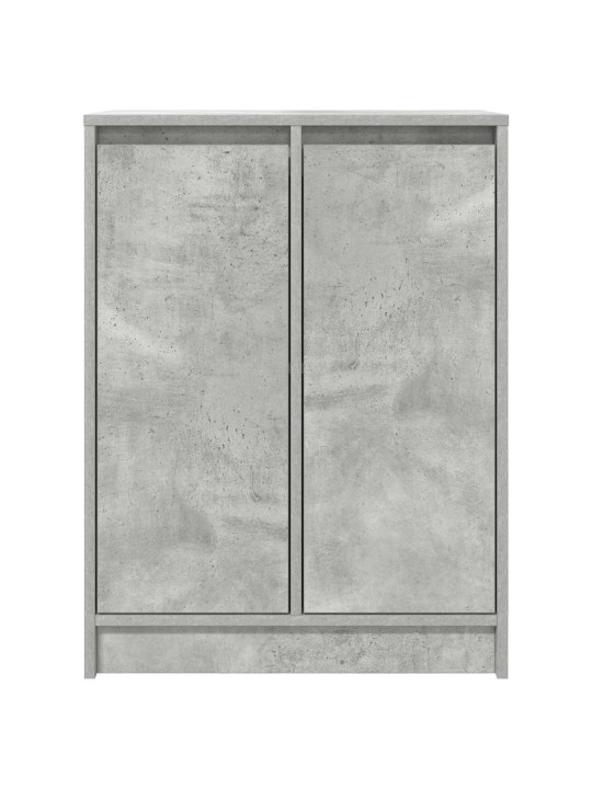 Příborník betonově šedá 57x34x76 cm dřevěné konstrukce