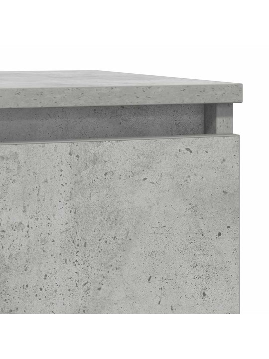 Příborník betonově šedá 57x34x76 cm dřevěné konstrukce