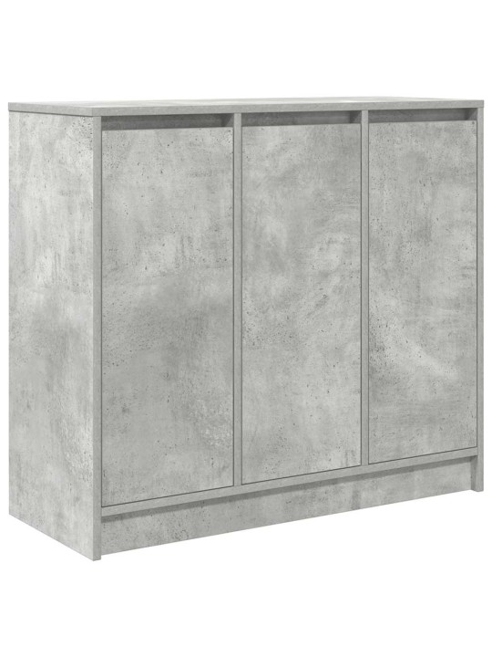 Příborník betonově šedý 85x34x76 cm kompozitní dřevo
