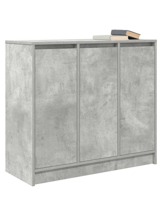 Příborník betonově šedý 85x34x76 cm kompozitní dřevo