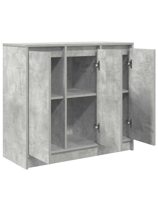 Příborník betonově šedý 85x34x76 cm kompozitní dřevo