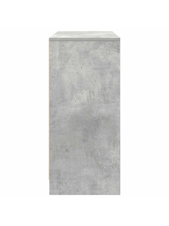 Příborník betonově šedý 85x34x76 cm kompozitní dřevo
