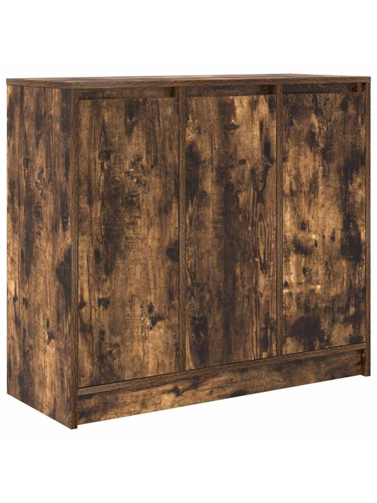 Příborník kouřový dub 85x34x76 cm kompozitní dřevo