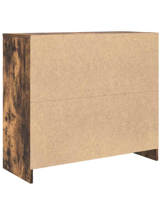 Příborník kouřový dub 85x34x76 cm kompozitní dřevo