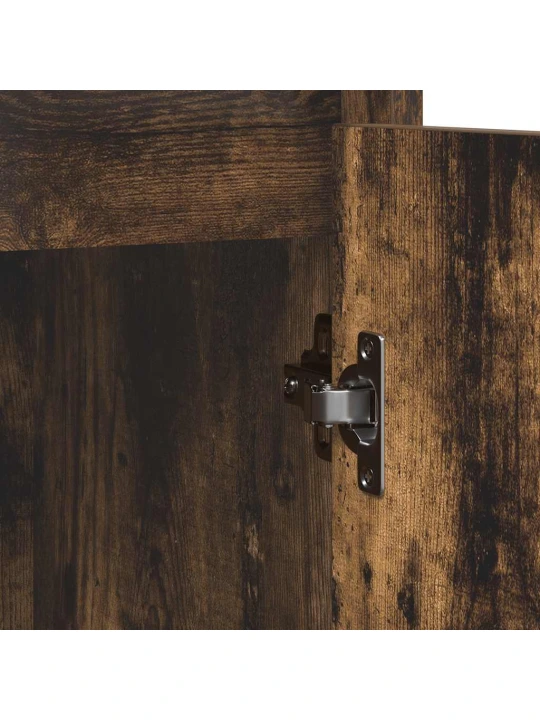 Příborník kouřový dub 85x34x76 cm kompozitní dřevo