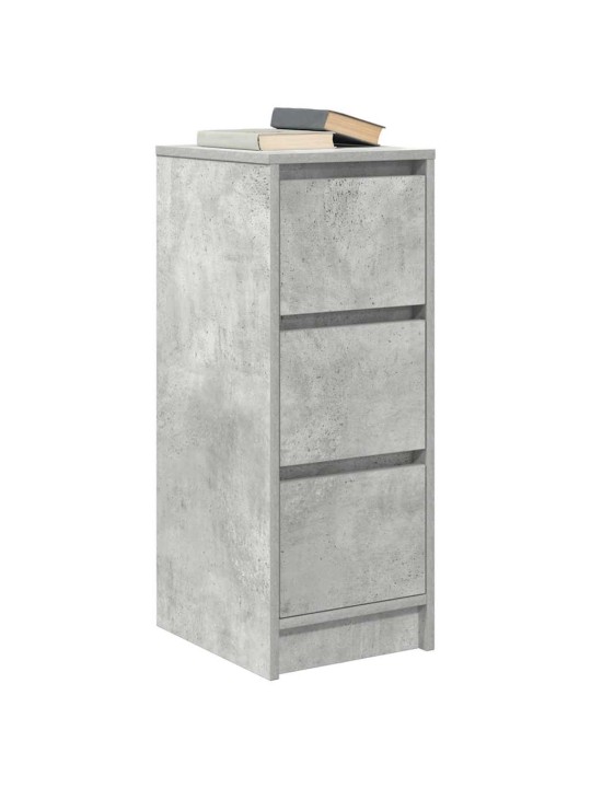 Příborník betonově šedý 29,5x34x76 cm kompozitní dřevo