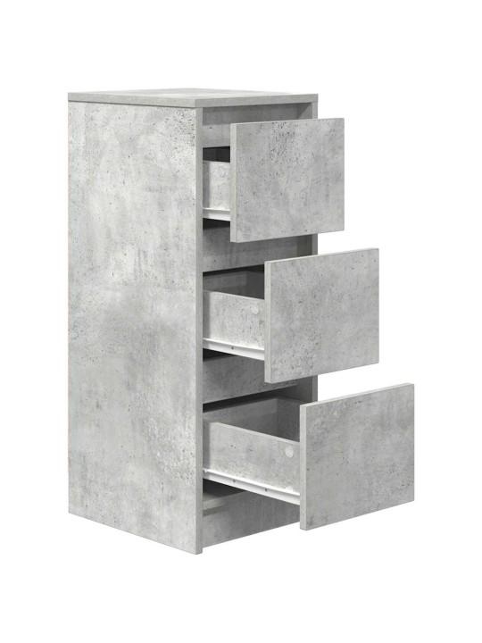 Příborník betonově šedý 29,5x34x76 cm kompozitní dřevo