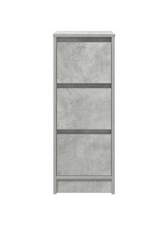 Příborník betonově šedý 29,5x34x76 cm kompozitní dřevo