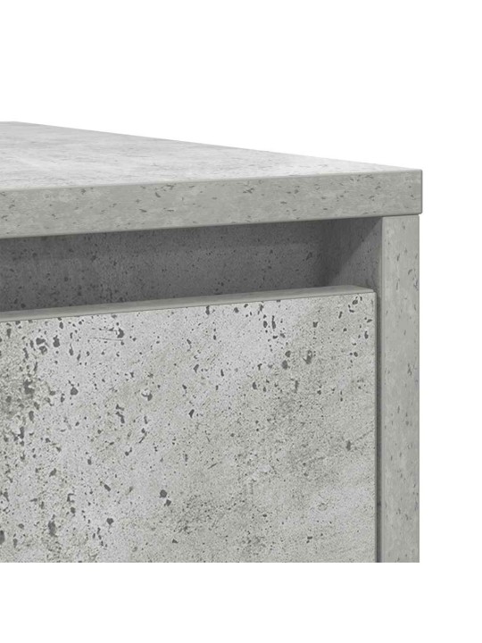 Příborník betonově šedý 29,5x34x76 cm kompozitní dřevo
