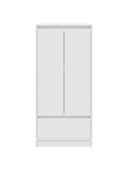 Skříňka se zásuvkou bílá 55,5x34x119,5 cm kompozitní dřevo