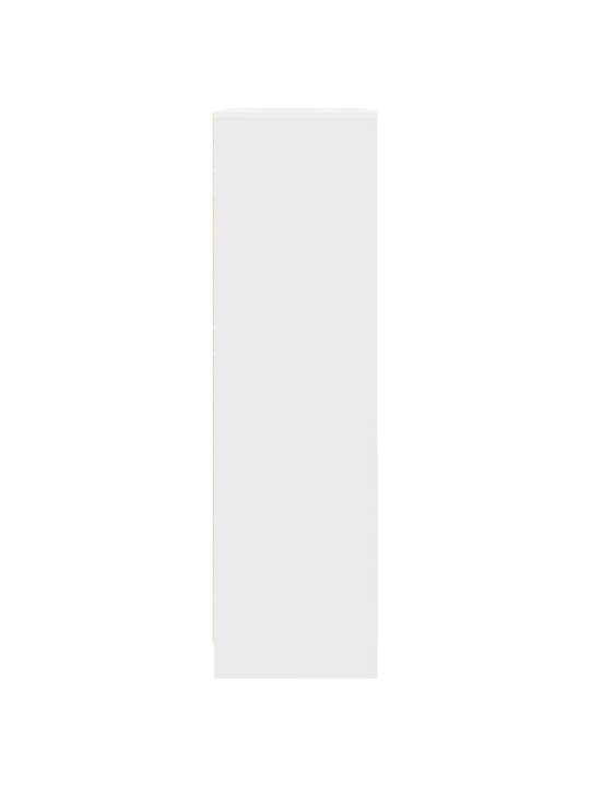 Skříňka se zásuvkou bílá 55,5x34x119,5 cm kompozitní dřevo