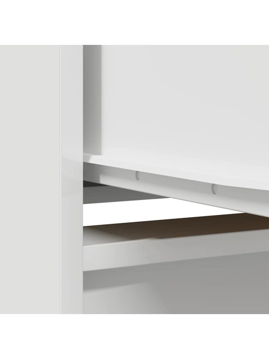 Skříňka se zásuvkou bílá 55,5x34x119,5 cm kompozitní dřevo