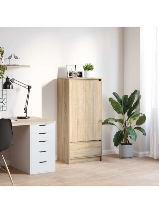 Skříňka se zásuvkou sonoma dub 55,5x34x119,5cm kompozitní dřevo