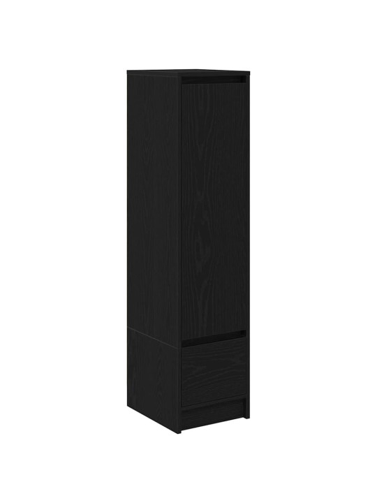 Vysoká deska black oak 29,5x34x119,5 cm dřevěné konstrukce