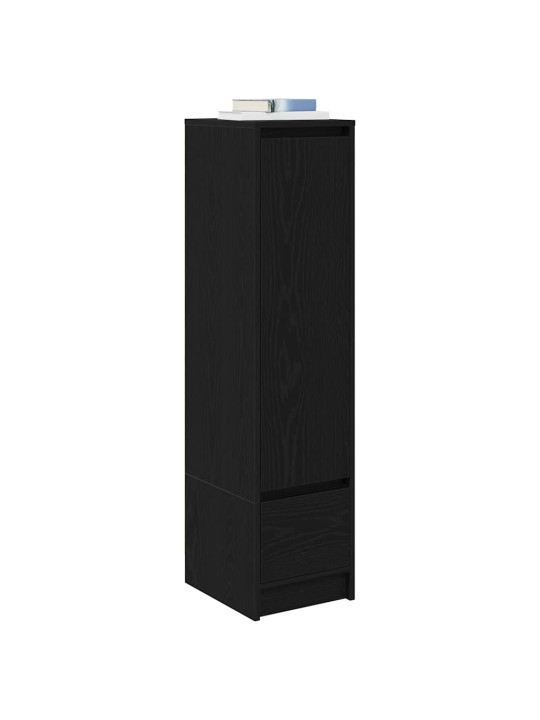 Vysoká deska black oak 29,5x34x119,5 cm dřevěné konstrukce