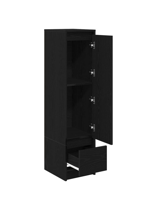Vysoká deska black oak 29,5x34x119,5 cm dřevěné konstrukce