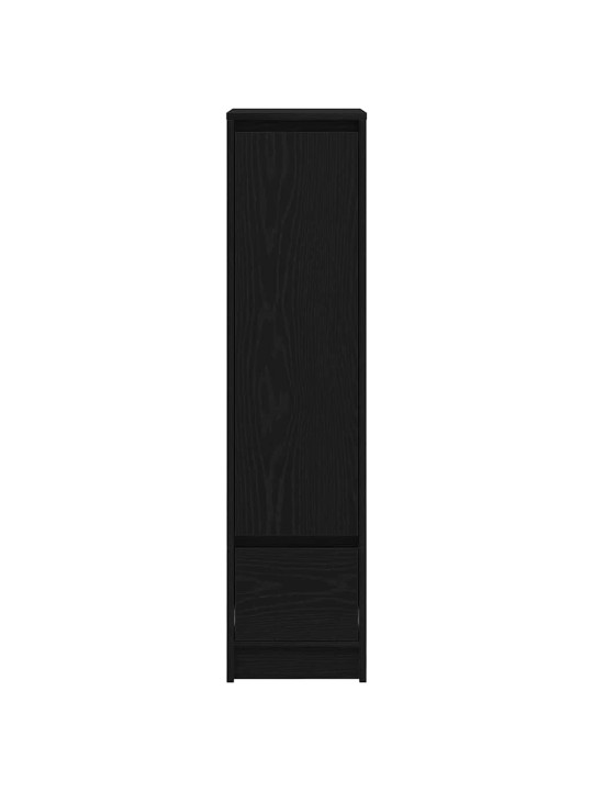 Vysoká deska black oak 29,5x34x119,5 cm dřevěné konstrukce
