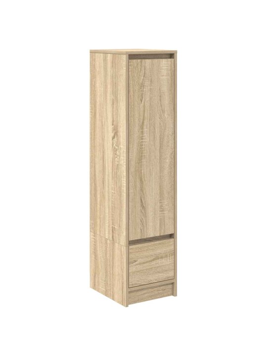 Vysoká deska sonoma dub 29,5x34x119,5 cm dřevěná konstrukce