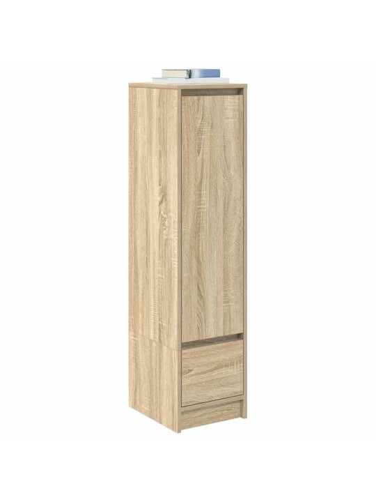 Vysoká deska sonoma dub 29,5x34x119,5 cm dřevěná konstrukce