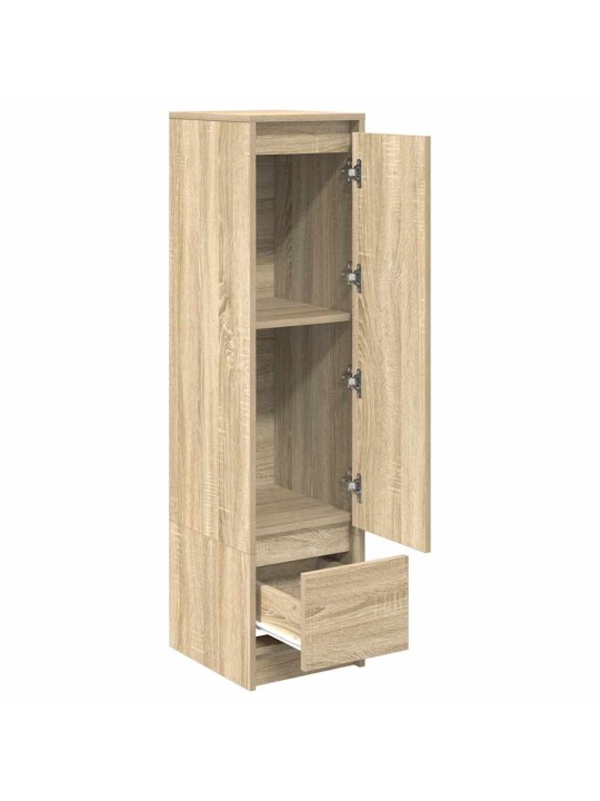 Vysoká deska sonoma dub 29,5x34x119,5 cm dřevěná konstrukce