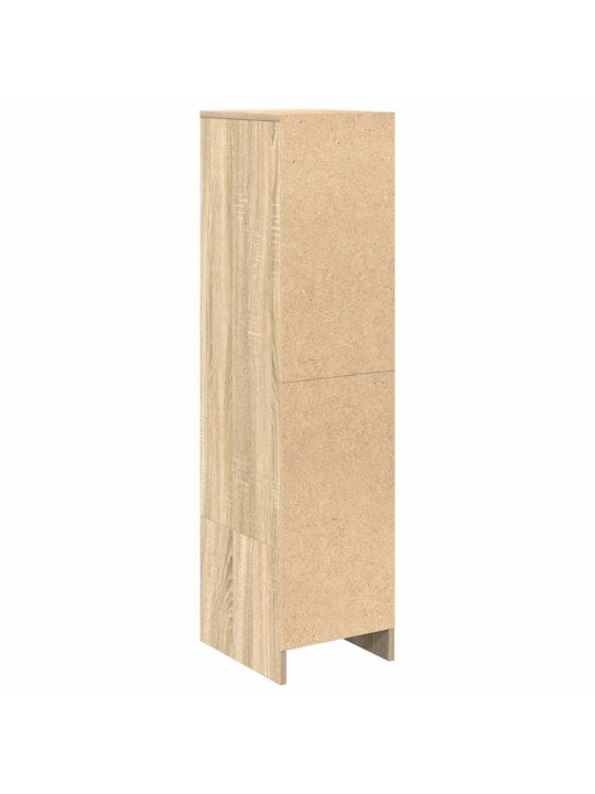 Vysoká deska sonoma dub 29,5x34x119,5 cm dřevěná konstrukce