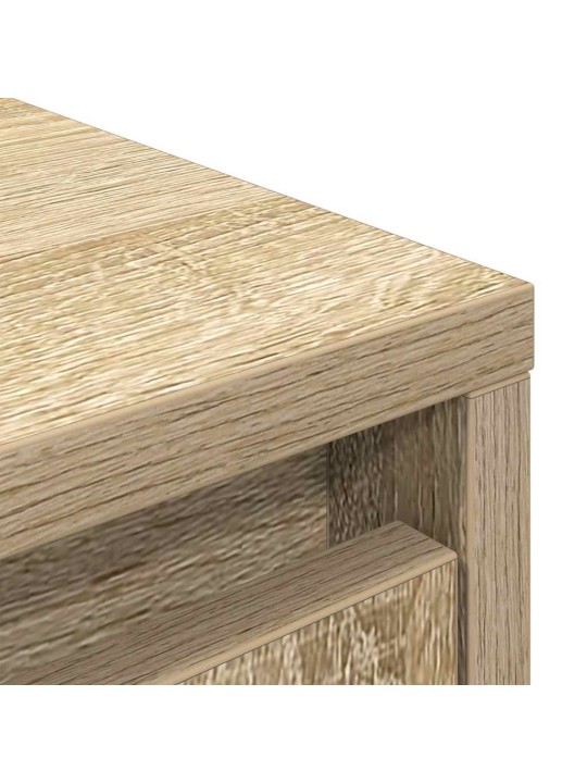 Vysoká deska sonoma dub 29,5x34x119,5 cm dřevěná konstrukce