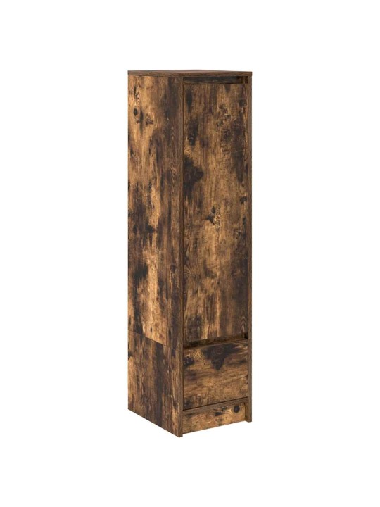 Vysoká deska kouřový dub 29,5x34x119,5 cm dřevěná konstrukce