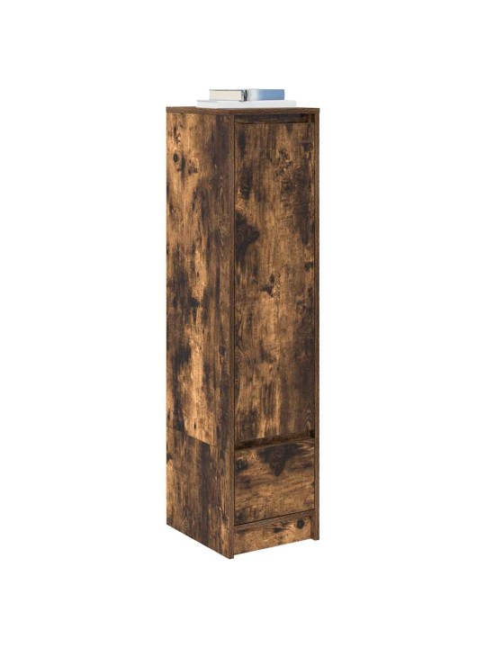 Vysoká deska kouřový dub 29,5x34x119,5 cm dřevěná konstrukce