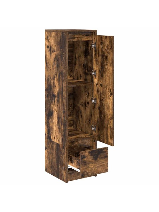Vysoká deska kouřový dub 29,5x34x119,5 cm dřevěná konstrukce