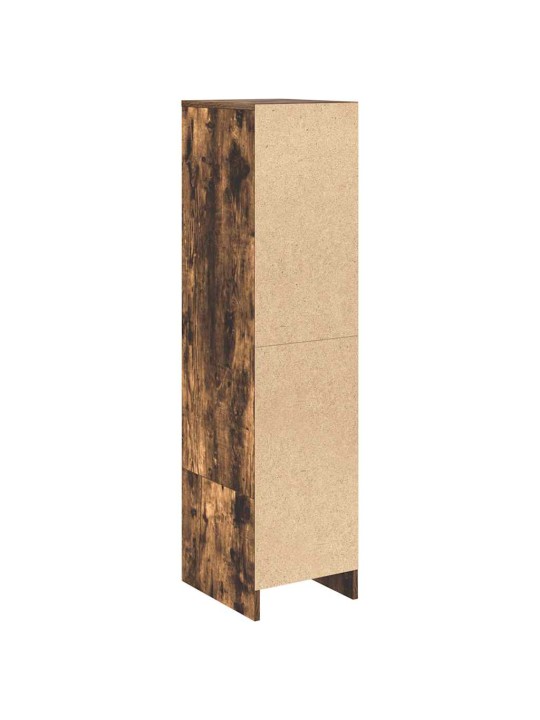 Vysoká deska kouřový dub 29,5x34x119,5 cm dřevěná konstrukce