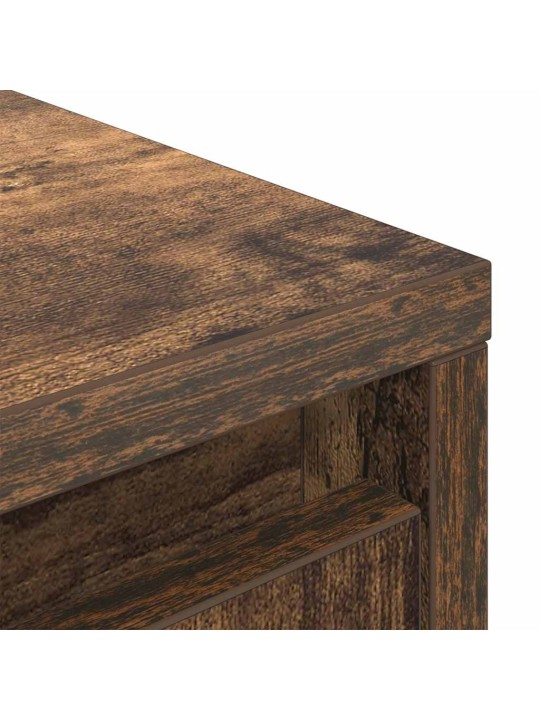 Vysoká deska kouřový dub 29,5x34x119,5 cm dřevěná konstrukce