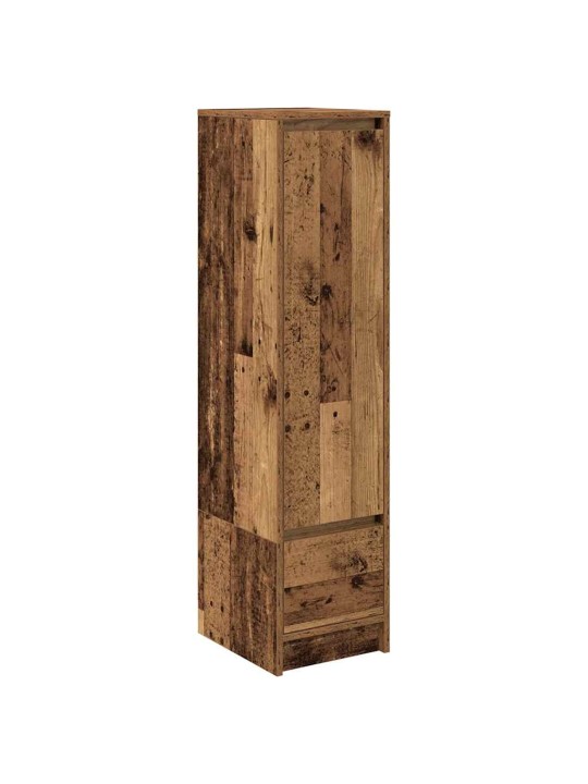 Vysoká deska staré dřevo 29,5x34x119,5 cm dřevěná konstrukce