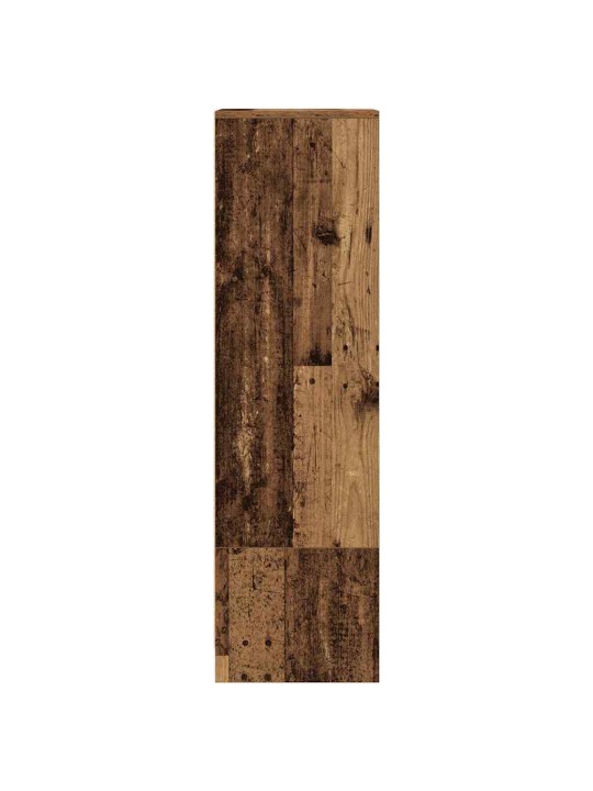 Vysoká deska staré dřevo 29,5x34x119,5 cm dřevěná konstrukce