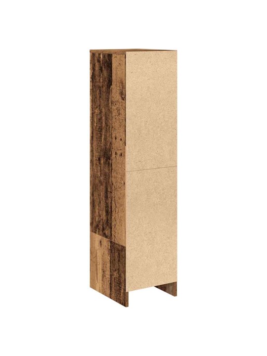 Vysoká deska staré dřevo 29,5x34x119,5 cm dřevěná konstrukce