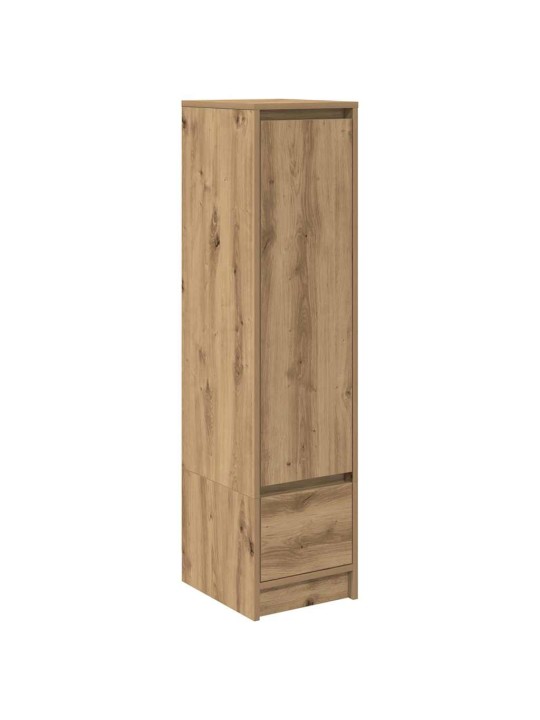 Vysoká deska řemeslnický dub 29,5x34x119,5cm dřevěná konstrukce