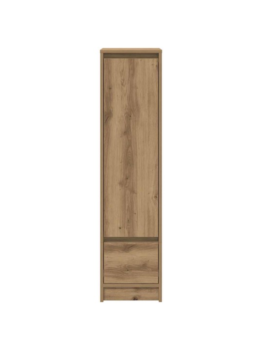 Vysoká deska řemeslnický dub 29,5x34x119,5cm dřevěná konstrukce