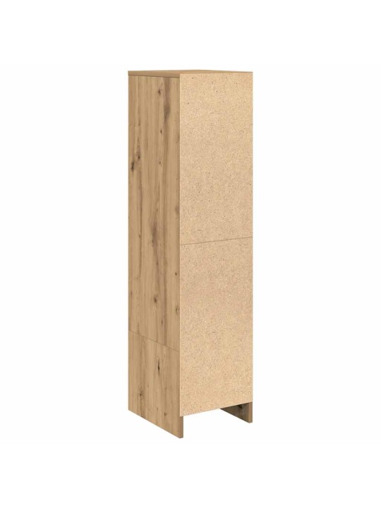 Vysoká deska řemeslnický dub 29,5x34x119,5cm dřevěná konstrukce