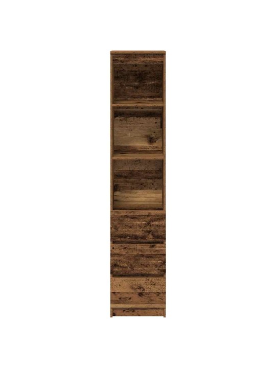 Vysoká deska old wood 37,5x35x180 cm dřevěná konstrukce